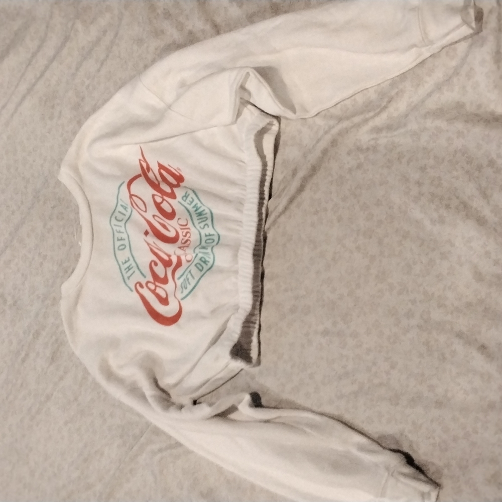 Coca cola long sleeve crop